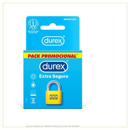Condones Durex Extra X 6 Unidades