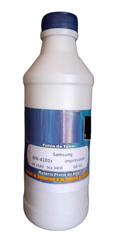  Polvo Para Toner Samsung Mlt-d101s Ml2160 2161 Scx3400 60g