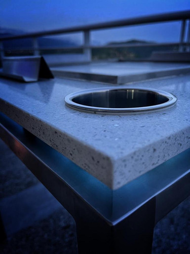 Imagen 4 de 5 de Mesa De Domino De Piedra De Cuarzo