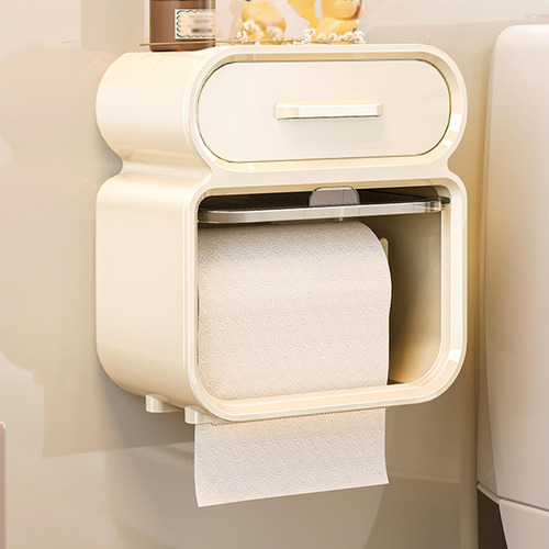 Soporte De Papel Higiénico, Caja De Almacenamiento De Papel