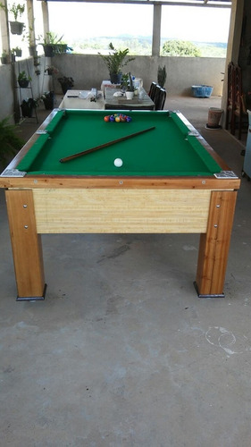 Mesa De Sinuca Bilhar Snooker Cinuca Ficha Pedra Bar