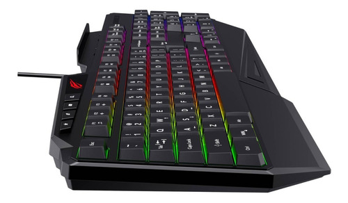 Teclado Gamer Rgb Usb Havit Kb488l Con Soporte Para Celular