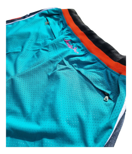 Short Nba Just Don All Stars Game 1996 Juego De Las Estrella Azul Petróleo L