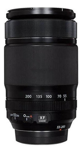 Lente Fujifilm Xf 55-200mm F/3.5-4.8 R Lm Ois Cor Preto Tipo De Montagem Fujifilm X