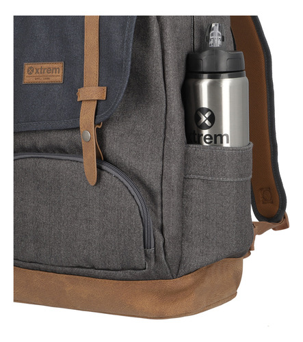 Mochila para notebook Xtren Straps 4xt Grey 16