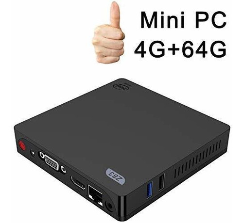 Mini Pc Sin Ventilador, Z83v Windows 10 (64 Bits), Mini Comp