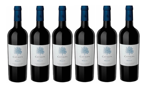 Vino Catalpa Merlot Caja 6x750ml Bodega Atamisque