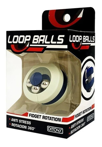 Loop Balls Juguete Anti Stress Rotacion 360º Original Ditoys