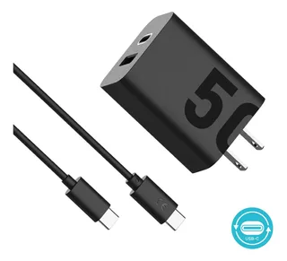 Cargador Motorola SJMC501U dual usb y tipo c pared carga turbo negro