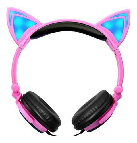 Audífonos Navor Cat Ear Con Cable Para Niños, Plegables, Con