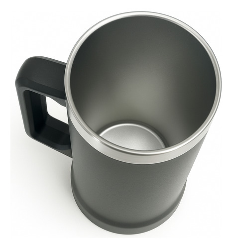 Vaso Termico Acero Inoxidable Chopp Cervecero 709ml Negro Pintas