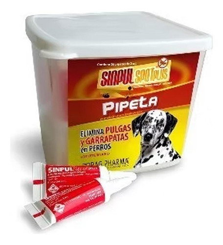 Pipeta Antigarrapata Sinpul Spot Plus Raza Grande 2ml 25 Un