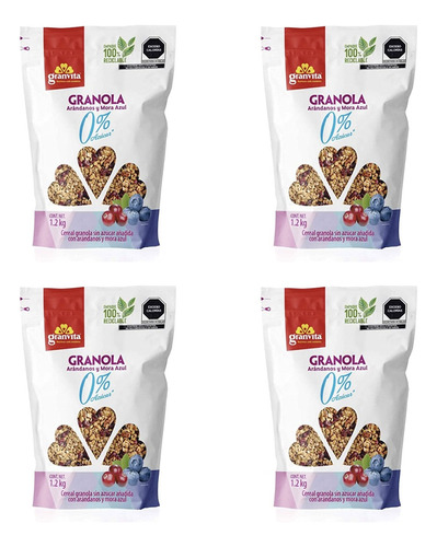 Cereal Granvita Granola Sin Azúcar 1.2 Kg