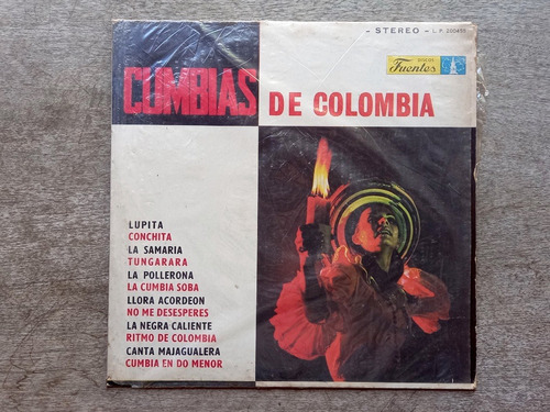 Disco Lp Varios - Cumbias De Colombia (1975) R30