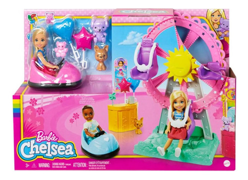 Playset Barbie Chelsea Parque De Diversiones C/acc Ghv82 Pg