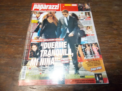 Revista Paparazzi 566 Pampita Vicuña Su Hija Blanca 14/9/12