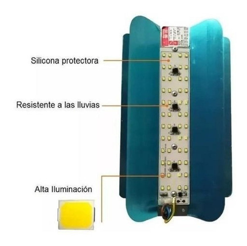 Reflector Liviano 50w Tungsteno Multivoltaje