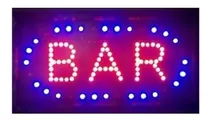 Comprar Cartel Led Bar C\u002F Botella Abierto Cafe Pizza Rebajados X 10