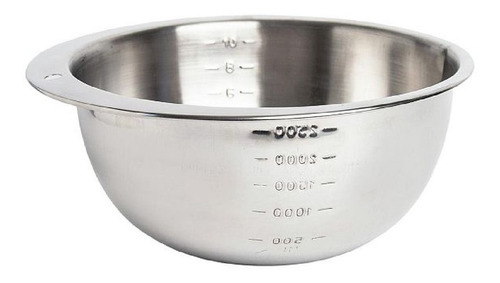 Bowl Medidor Acero Inoxidable 2500ml 12x25cm Benabi