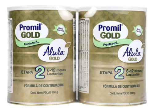 Leche Fórmula En Polvo Etapa 2 Alula Gold Promil 2 Pzas