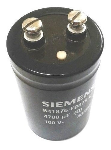 Capacitor Giga 4700x100v (q) Siemens - B41876-f9478-q
