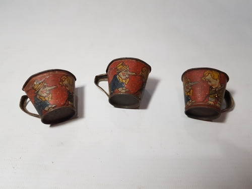 Imagen 6 de 8 de Antiguo Juguete Alemán Litograf Juego De Te 1920 Mag 57328