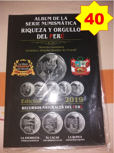Imagen 1 de 7 de Álbum De La Serie Numismática Del Perú, Todas Las Monedas
