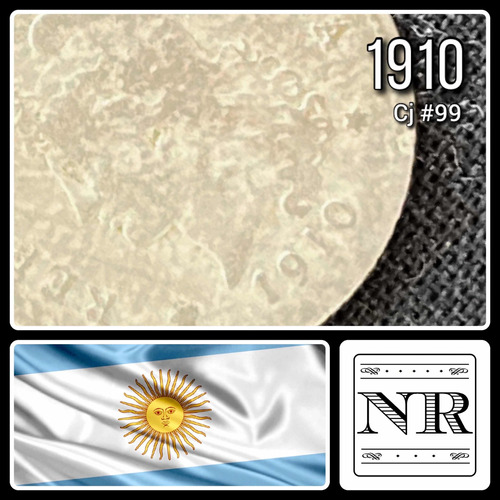 Argentina - 10 Centavos - Año 1910 - Cj #99 - Níquel