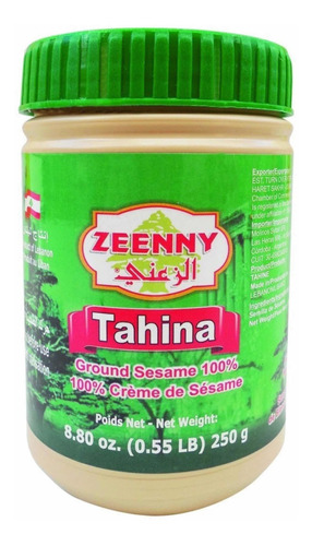 Pasta De Sesamo Tahina Zeenny 25 Grs Importado Libano