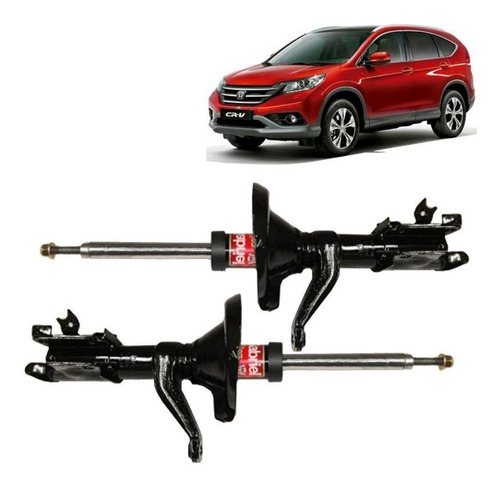 Par Amortiguadores Delanteros Para Honda Cr-v 2002 2016