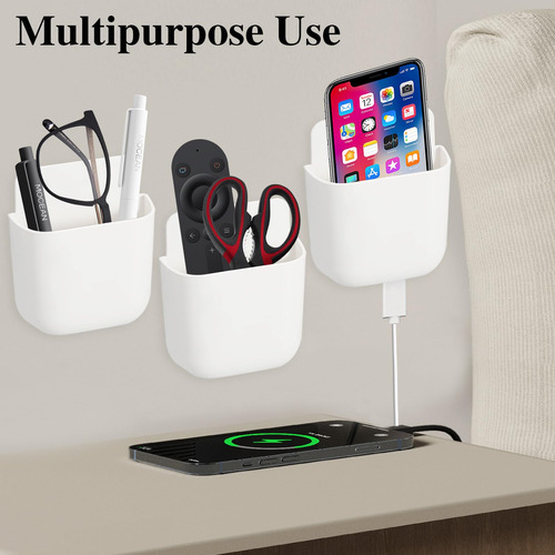 Soporte Autoadhesivo Para Control Remoto 6 Piezas Hogar Ofic