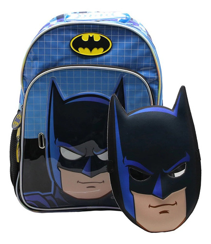 Mochila Batman Espalda Con Mascara 16p Lj104