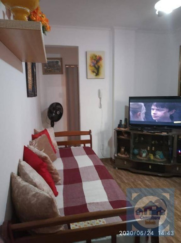 Imagem 1 de 20 de Apartamento Com 1 Dormitório À Venda, 54 M² Por R$ 180.000,00 - Centro - São Vicente/sp - Ap5094
