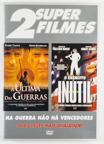 Dvd 2 Super Filmes A Última Das Guerras E O Exército Inútil