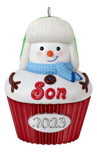 Adorno Navideño Hallmark Keepsake 2023 Son Cupcake