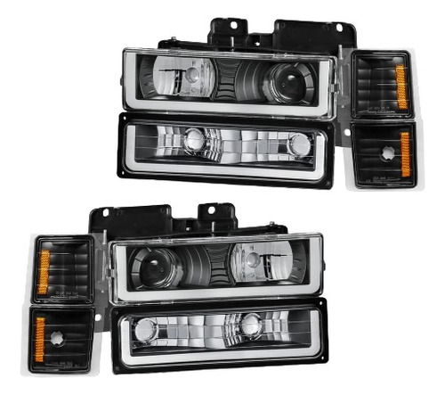 Faros Led Lupa Silverado Suburban 1994 1995 1996 1997 1998