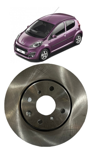 Juego Discos Freno Peugeot 107 Ventilados