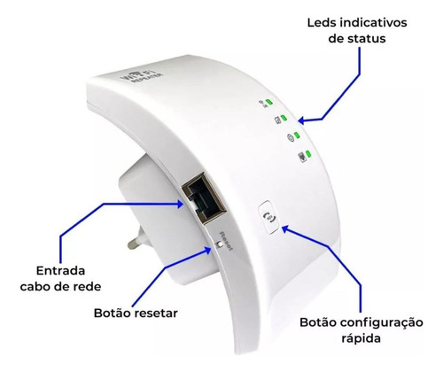 Repetidor Expansor Amplificador Extensor Wi-fi Enrutador De