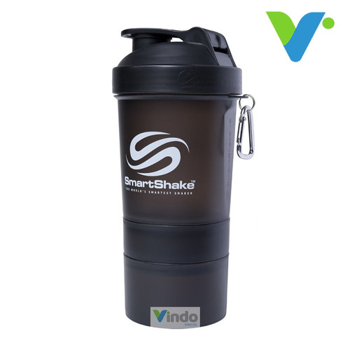 Shaker Smartshake Original Series Color Negro Humo Gunsmoke