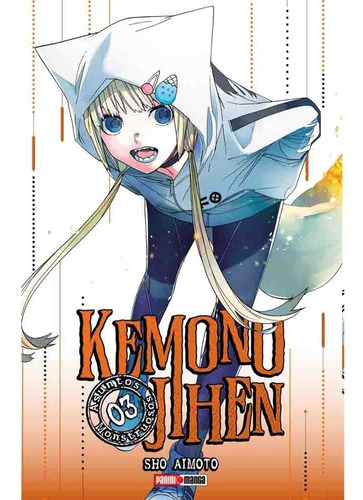 Kemono Jihen Asuntos Monstruosos, De Sho Aimoto. Serie Kemono Jihen, Vol. 3. Editorial Panini, Tapa Blanda, Edición 1 En Español, 2022