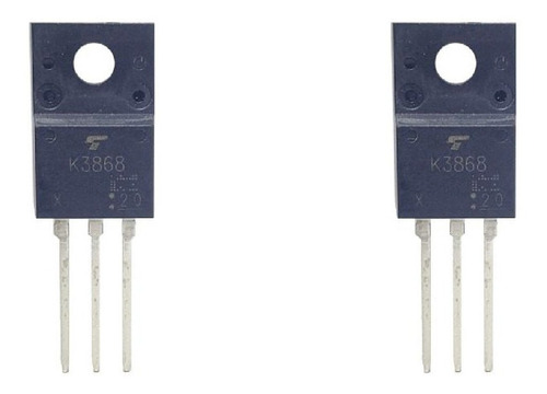 K3868 2sk3868 2sk 3868 K 3868 Mosfet500v 5a Pack X2 Unidades