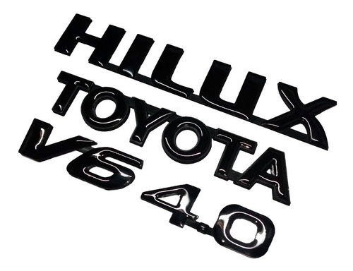  Emblemas Toyota Hilux V6 4.0 Camionetas Trd Pega 3m