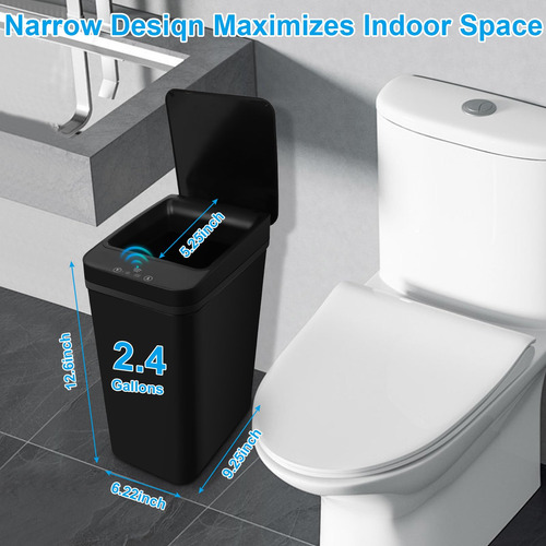 Basurero Inteligente Sin Contacto Pack 2 Unidades Modelo Aut Color