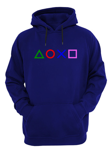 Playstation Simbolos Joystick Buzo Canguro Friki Tu Eres