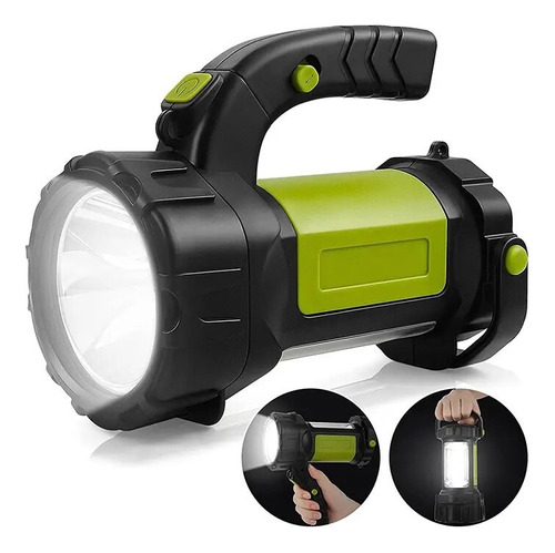 Linterna Lampara Led Recargable Usb Camping Senderismo 