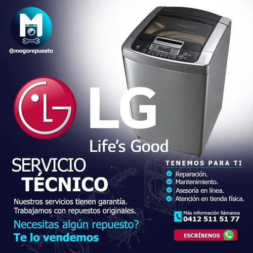 Imagen 2 de 8 de Servicio Técnico Lavadoras - Secadoras LG / Samsung / Mabe