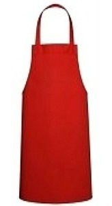 Imagen 4 de 5 de Delantal De Cocina Unisex Bengalina O Gabardina (c/ Entrega)
