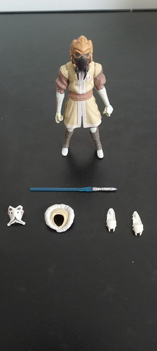 Muñeco Original Star Wars Plo Koon Hasbro Usado (Usado)