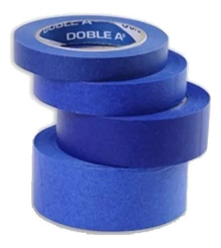 Imagen 3 de 5 de Cinta De Papel Azul Enmascarar P/ Pintor 36 Mm Doble A Mm