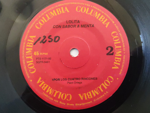 Vinilo Single De Lolita --sabor A Menta ( Q28 (Usado)